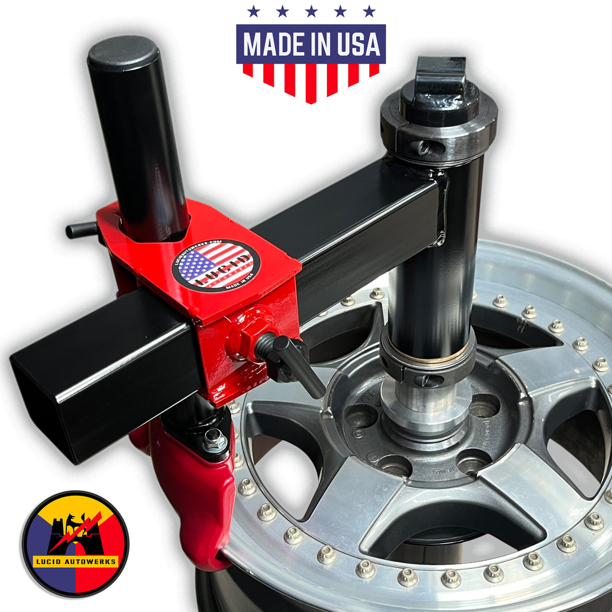 Ultimate Manual Tire Changer Attachment lucidautowerks