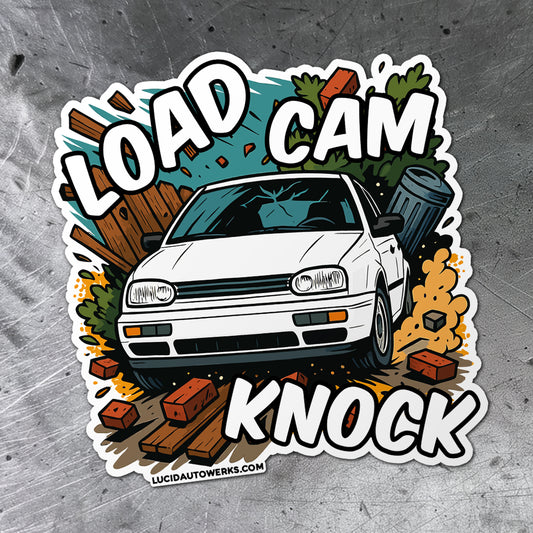 Mk3 "Load Cam Knock" Vinyl Sticker