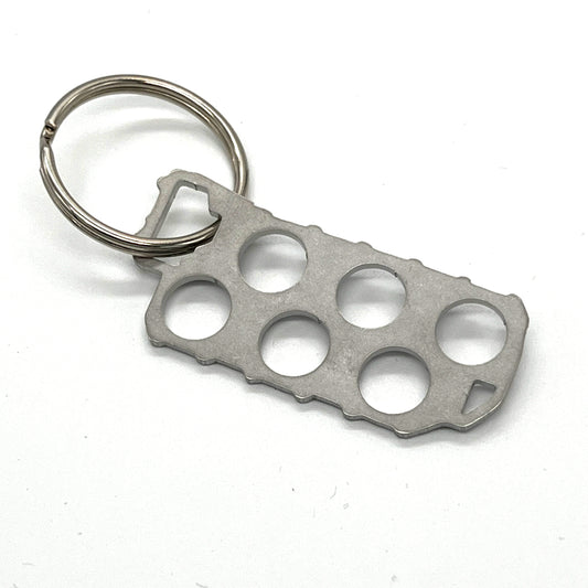 Volkswagen VR6 Stainless Steel Keychain