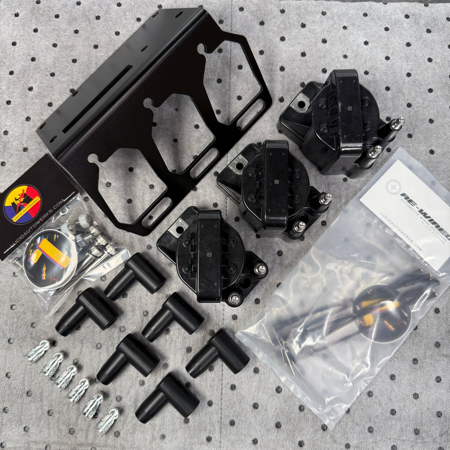 12V VR6 GM Coil Conversion Bracket Kit w/Aftermarket Coils