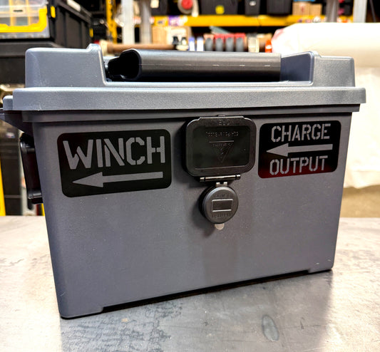 Decals for Portable Winch Power Box